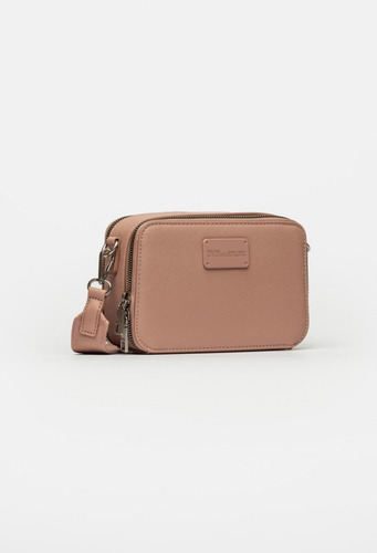 Bandolera Prune New Penny Color Rosa Cuero Pu Viral En Bolsa