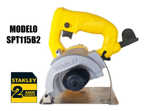 Imagem 3 de 10 de Serra Mármore 220v Stanley 4.1/2 1200w Tipo Makita