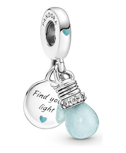 Charm Foco Brilla Oscuridad Moments Pandora Outlet Plata 