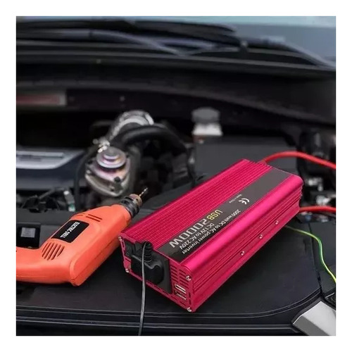 Inversor Covertidor Voltaje 2000w Batería 12 Volts A 220volt