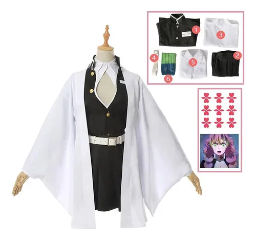 E Cosplay De Kanroji Mitsuri De Demon Slayers Kimetsu No