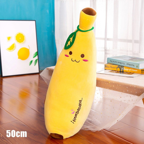 50 Cm Juguetes De Peluche Almohada Plátano Almohada Larga Mu