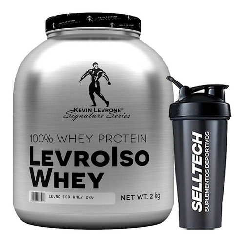 Proteína Kevin Levrone Levroiso Whey 2 Kg Vainilla + Shaker