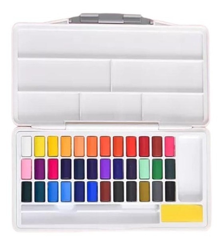 Kit De Acuarela En Pastilla 36 Colores Giorgione