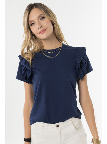 Camiseta Mujer Azul 88419