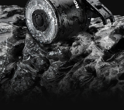 Luz Trasera Inteligente Sensor Freno Impermeable Rockbros Negra