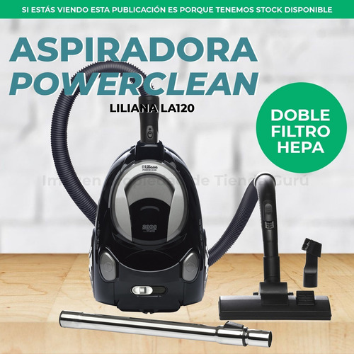 Imagen 2 de 7 de Aspiradora Liliana 2000w Multiciclonica Filtro 2.5l La120