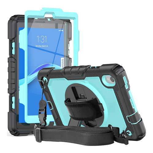 Herize Funda Para Lenovo Tab M8 Fhd De 8 Pulgadas Con Protec