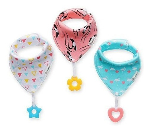 Baby Bandana Drool Baberos Para Drooling Y Dentición 3 Pack 