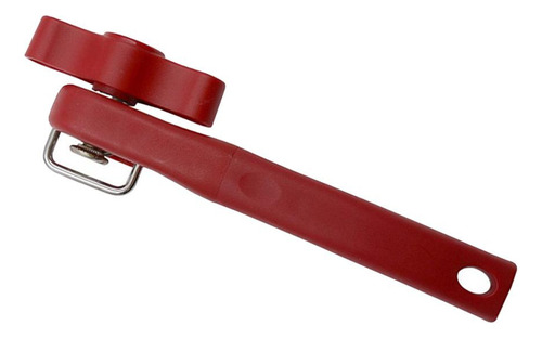 Abrelatas De Plástico Con Corte Lateral Rojo