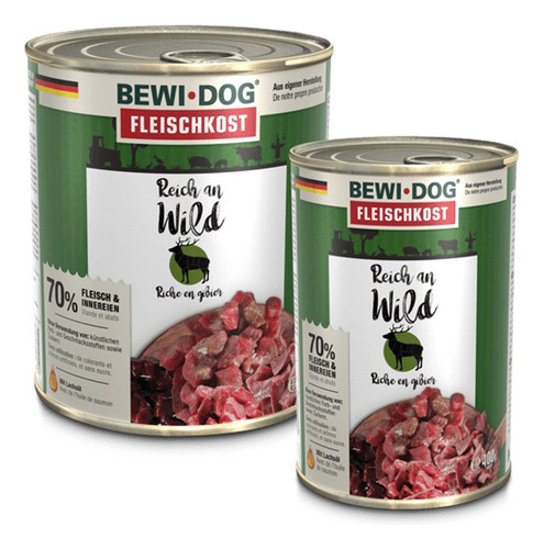 Bewi Dog® Lata Rico En Venado 400grs Para Perros