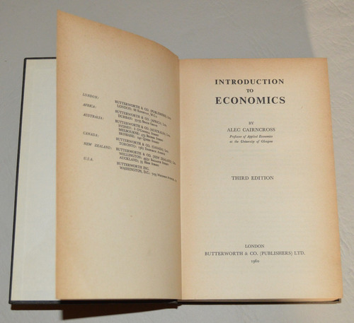 Alec Cairncross - Introduction To Economics (1960)