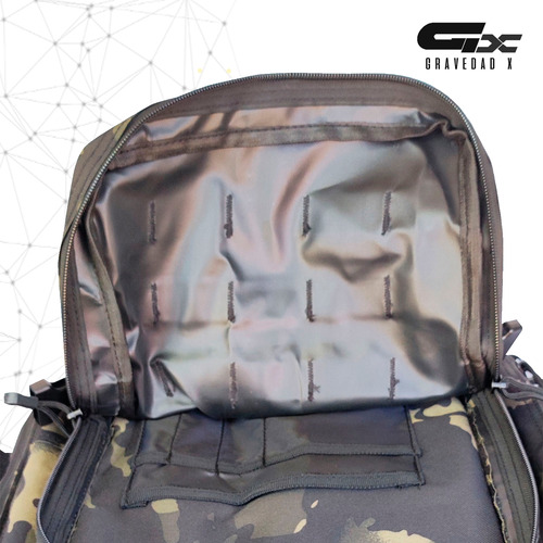 Mochila Táctica Camping Trekking Mochilero 45 L. Gravedad X
