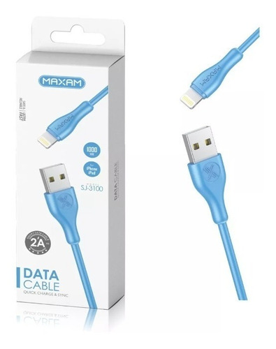 Cable Usb Lightning iPhone Colores 1.0mts