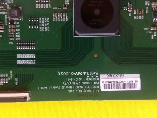 Tarjeta T-con Lg 86un8570pub (Usado)