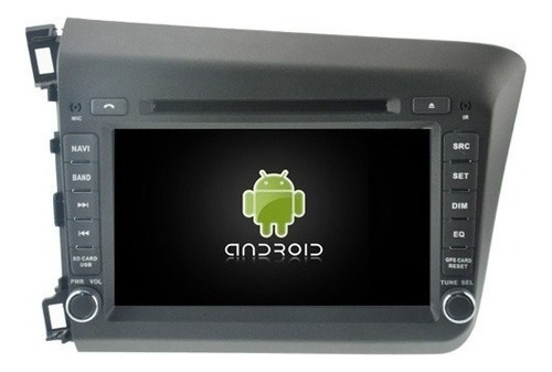 Honda Civic 2012 Android 9.0 Dvd Gps Wifi Bluetooth Touch Hd
