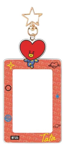 Porta Photocard Bt21 Minini Card Holder Bts Tarjetero 14 Cm Tata 12.5 Cm