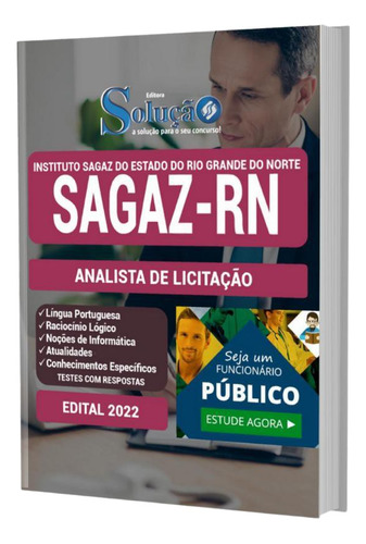 Apostila Instituto Sagaz Rn - Analista De Licitação