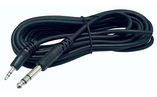 Cable Plug 6.5 A Mini Plug 3.5 Estereo 4 Metros Macho Macho