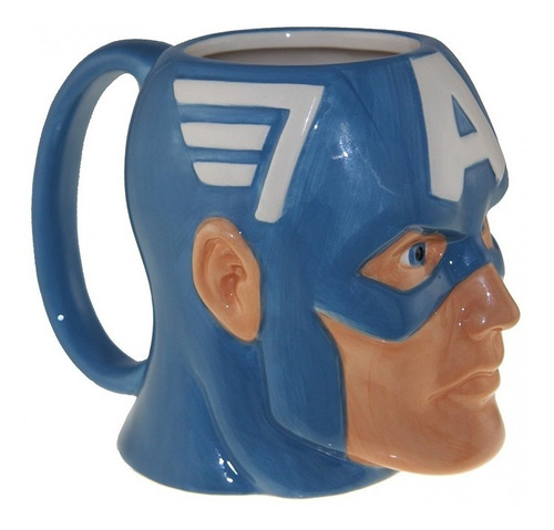 Mug Capitan America Avengers Taza 17 Oz 12 Cm 