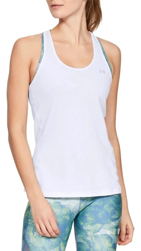 Camiseta Esqueleto Under Armour Hg Racer Mujer-blanco