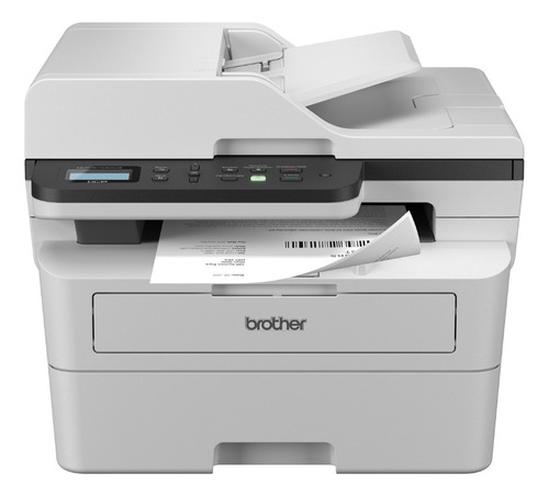 Impresora Multifuncional Brother Blanco Y Negro, Mono Láser Blanco