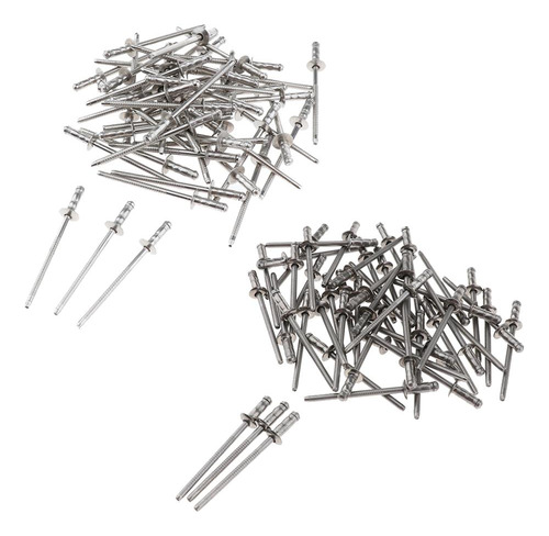 Remaches Ciegos De Extremo Abierto 50pcs 4mm Dia