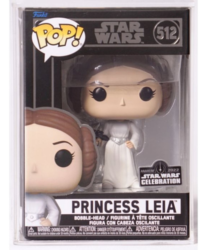 Funko Pop! Star Wars Princess Leia #512 Celebration 2022 !
