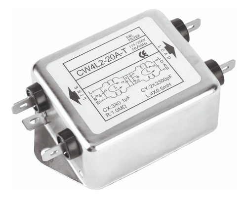 Filtro Emi Cw4l2-20a-t: Potencia Sin Interferencias