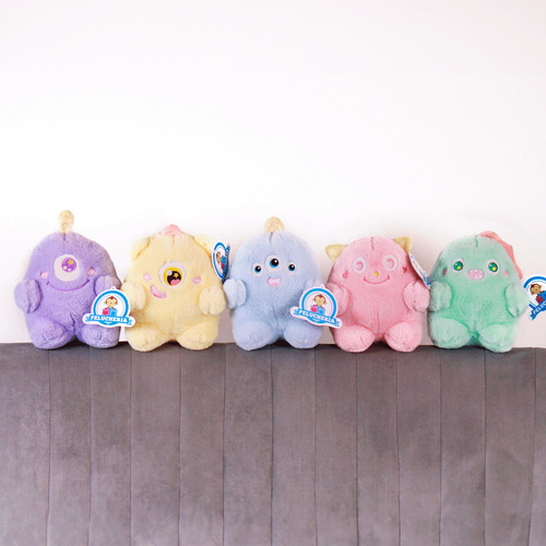 Baby Monsters De Peluche Monstruo Premium Suave Pelucheria Color Verde claro