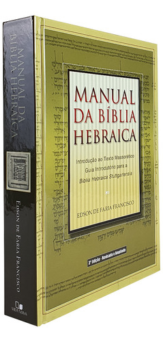 Livro Estudo Teologia Manual Da Bíblia Hebraica Edson De Faria