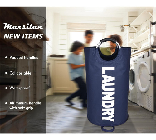 Lavandería Grande Maxsilan 90 L, Cesta De Ropa De