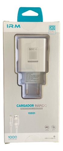 Cargador Para iPhone Carga Rápida 20w Sec Modelo A + C Pd20w