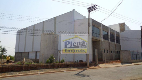 Imagem 1 de 5 de Barracão Comercial Para Locação, Chácara Bela Vista, Sumaré. - Ba0106