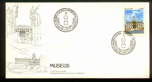 Fdc 371 - Museus Da Inconfidência