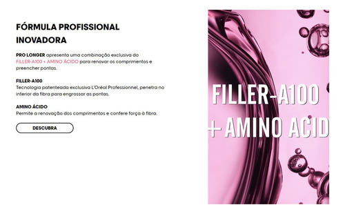 Kit Loreal Pro Longer Shampoo + Máscara