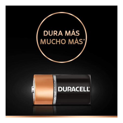 Duracell Pilas C Alcalinas 1.5V, Larga Duración, 2 pilas