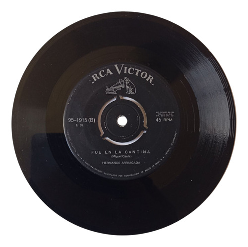 Vinilo Single De Los Hermanos Arriagada - Guarac ( S6 (Usado)