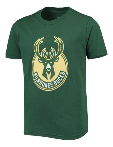 Playera Bucks Slam Dunk Nba, Camiseta Milwaukee