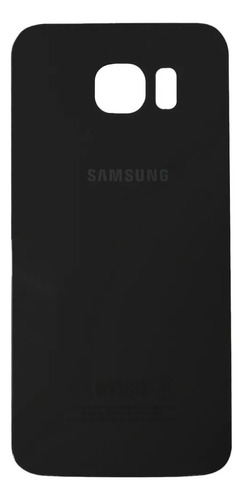 Tapa Trasera Samsung Galaxy S6 Flat Negra/dorada