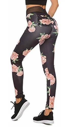Seasum - Leggings Para Mujer, Con Trasero Corrugado, Para Yo