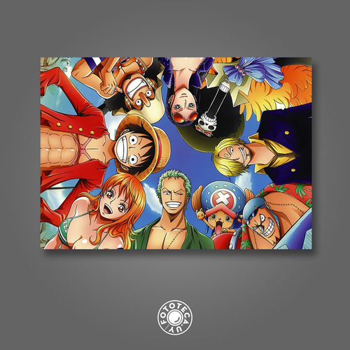 Lamina Poster Afiche A3 One Piece Luffy Nami Zoro Usopp