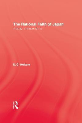 Libro National Faith Of Japan - D. C. Holtom