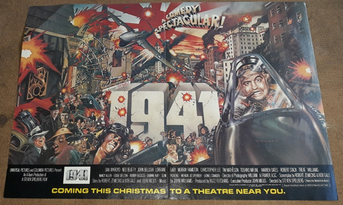 1941 Uma Guerra Muito Louca - Pôster Prod. Steven Spielberg