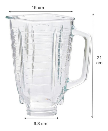 Imagen 2 de 2 de Vaso Genérico Para Licuadoras 1.25 Litros