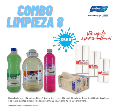 Imagen 1 de 1 de Combo De Limpieza 8. El Mejor Precio Y Calidad