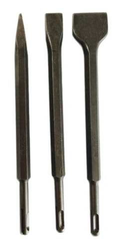 Set Cincel Sds-plus Punta / Plano / Pala 3pcs Makita D-30134