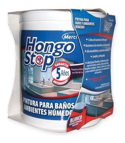 Pintura Antihongos Para Baños Hongo Stop 1 L