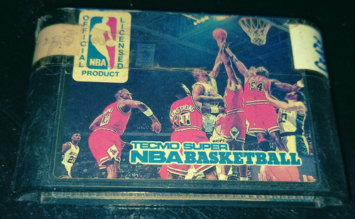 Tecmo Super Nba Basquetball!! Juego De Sega Original!! (Usado)