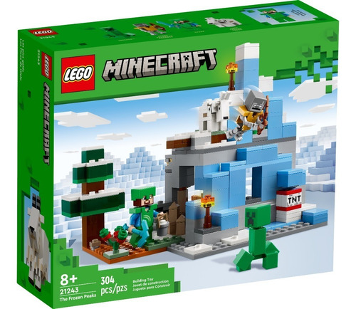 Kit De Construcción Lego Minecraft Picos De Hielo 21243 304